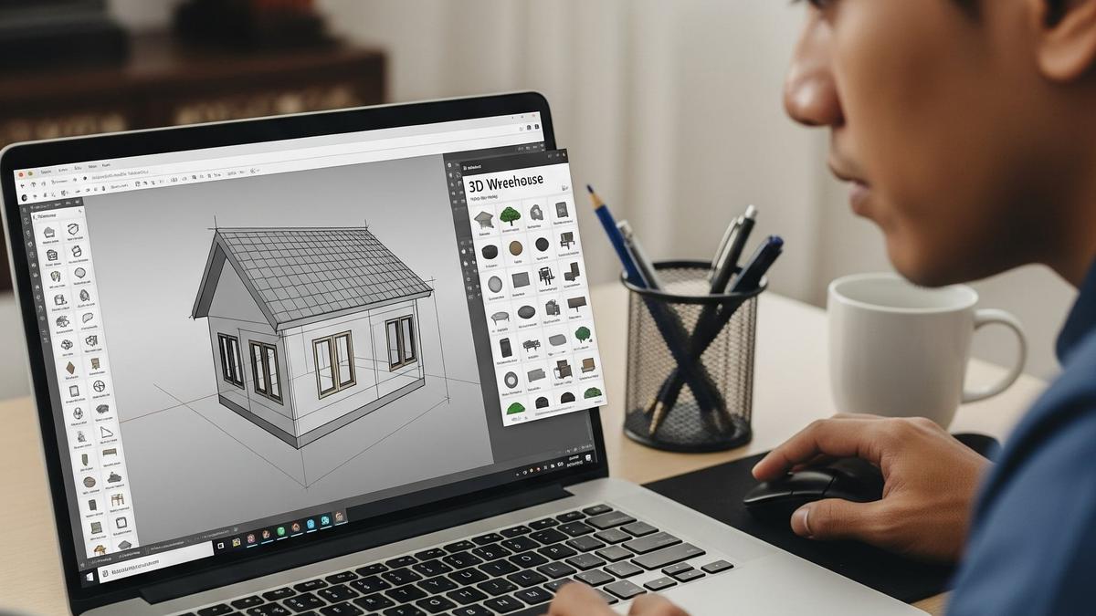 Bikin Desain Rumah Sederhana 3D Warehouse dengan Mudah, Ikuti 7 Langkah Ini