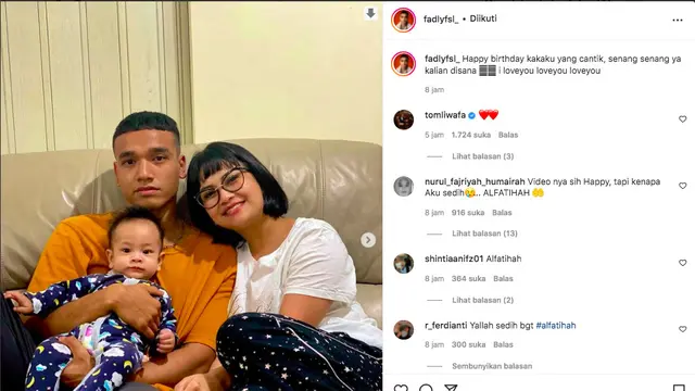 Di Instagram-nya, Fadly Faisal mengunggah momen-momen kebersamaannya bersama dengan Vanessa Angel.