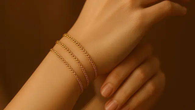 Model Gelang Emas Bertumpuk 2 Gram