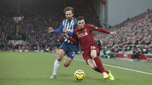 Virgil van Dijk Borong 2 Gol, Liverpool Taklukkan Brighton