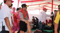 Polri gelar Bakti kesehatan dan sosial bagi warga Karo korban erupsi Gunung Sinabung (dok. RS. Bhayangkara Polri)