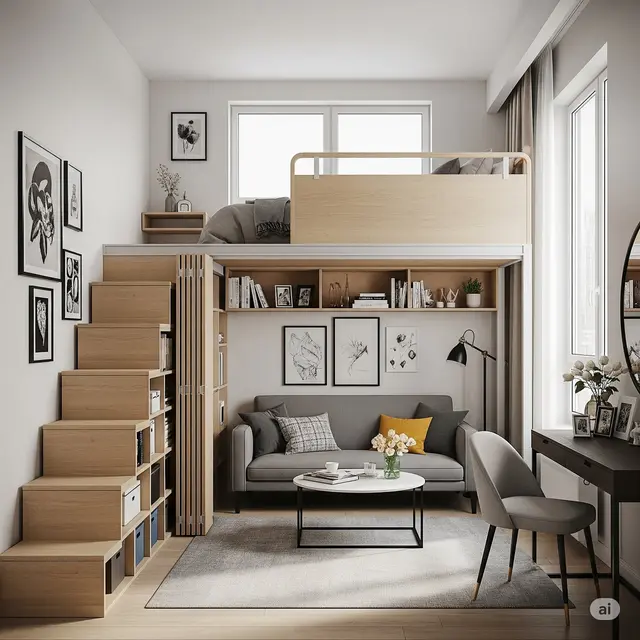 Inspirasi Rumah Open Space Sederhana. Foto: Gemini