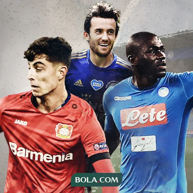 Kai Havertz, Ben Chilwell dan Kalidou Koulibaly