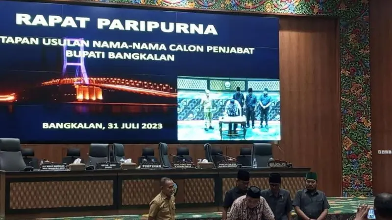 DPRD Bangkalan mengajukan 3 nama calon Pj Bupati. (Istimewa)