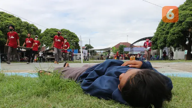 simulasi pengurangan risiko bencana di desa Wani II Donggala