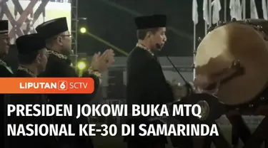 Musabaqah Tilawatil Qur'an (MTQ) Nasional ke-30 di Samarinda, Kalimantan Timur, dibuka oleh Presiden Joko Widodo pada Minggu malam. Sambil memberikan semangat kepada peserta MTQ, Presiden Jokowi berpesan agar MTQ Nasional bisa meningkatkan moral dan ...