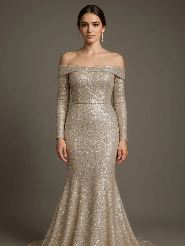 7 Model Gaun Sequin Glamor Bling-Bling untuk Resepsi Nikah, Punya Luna Maya Curi Perhatian