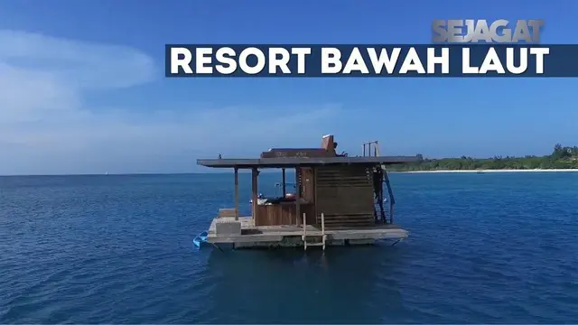 Manta Resort Pulau Pemba terletak empat meter di bawah permukaan