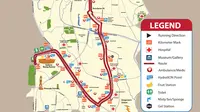 Rute Mandiri Jakarta Marathon 2015