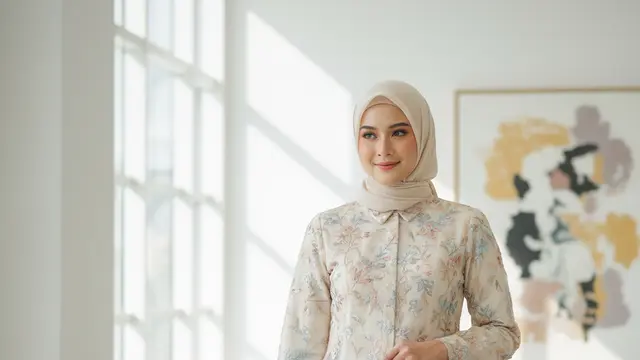 Set One‑Piece Blouse Bordir dan Rok