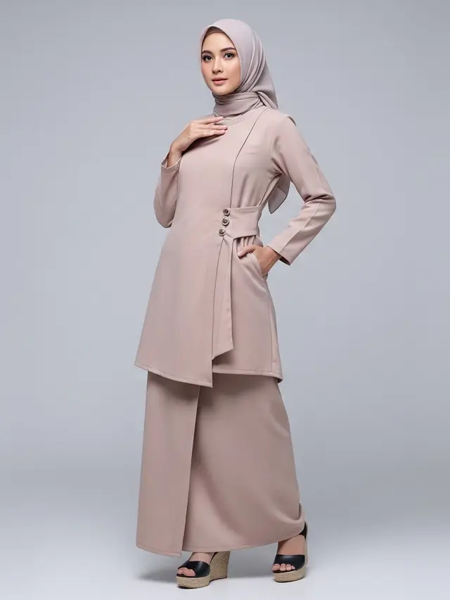 Kebaya Kartini Kain Polos 2026 yang Desainnya Modern Kekinian