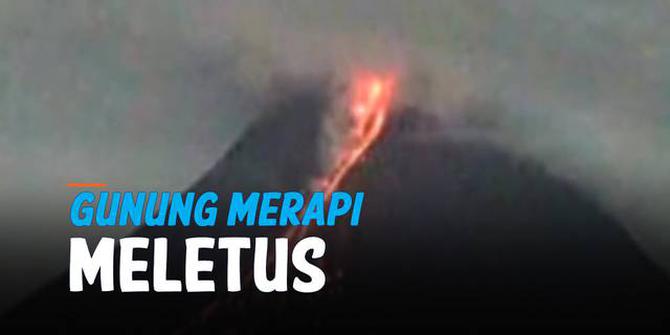 VIDEO: Gejolak Gunung Merapi, 23 Kali Semburkan Lava Pijar