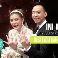 Ini konsep gaun yang Olga Lydia gunakan di resepsi pernikahan nanti.