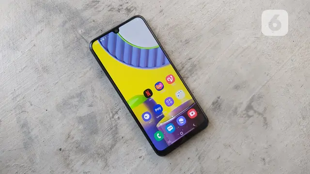 Tampilan muka Samsung Galaxy M31. Dok: Iskandar