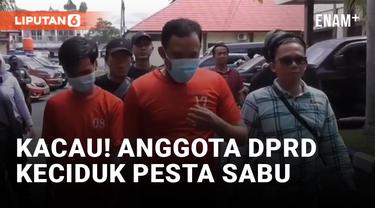 Anggota DPRD Musi Rawas Ditangkap Polisi saat Berpesta Sabu