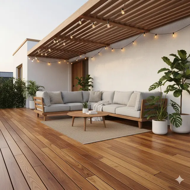 Model Teras Depan Rumah Minimalis (Image by Gemini AI)