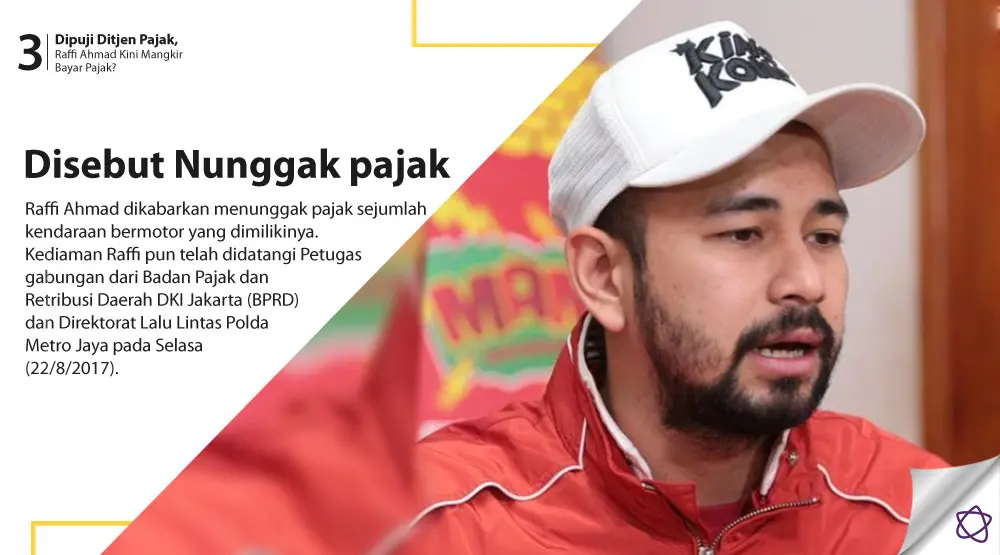 Usai Dipuji Ditjen Pajak, Raffi Ahmad Kini Mangkir Bayar Pajak? (Foto: Adrian Putra, Desain: Nurman Abdul Hakim/Bintang.com)