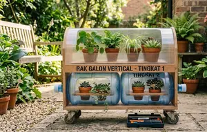 Cara Membuat Rak Tanaman Beroda dari Galon Bekas, Praktis untuk Memindahkan Pot