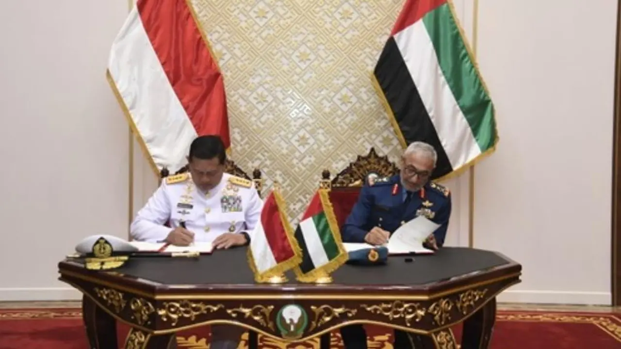 Panglima TNI Laksamana Yudo Margono Tandatangani Kerjasama Militer dengan Angkatan Bersenjata UEA.