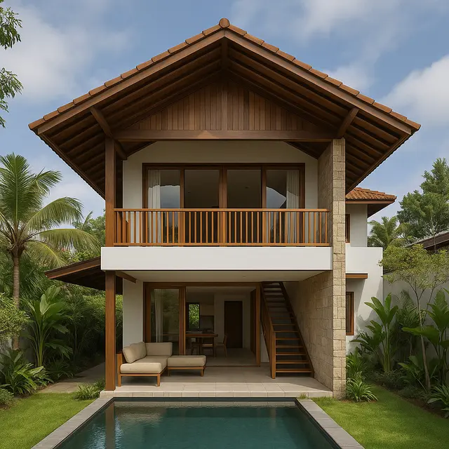 Rumah Tingkat 2 Minimalis Modern (Foto: ChatGPT)