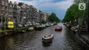 Amsterdam mendapat julukan "Venesia Utara" berkat kanal-kanalnya yang menawan. (merdeka.com/Arie Basuki)