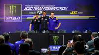 Keberadana Jorge Lorenzo sebagai pembalap penguji Yamaha akan membantu Maverick Vinales dan Valentino Rossi (Twitter/Yamaha)