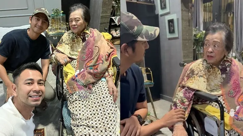 Ngefans Aldebaran, Ini 6 Momen Nenek Raffi Ahmad Dijenguk Arya Saloka