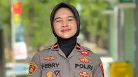 Profil dan Foto-Foto Ipda Febryanti Mulyadi, Polwan Berhijab dan Termuda Berusia 23 Tahun (doc: Instagram.com/@Febrya52)