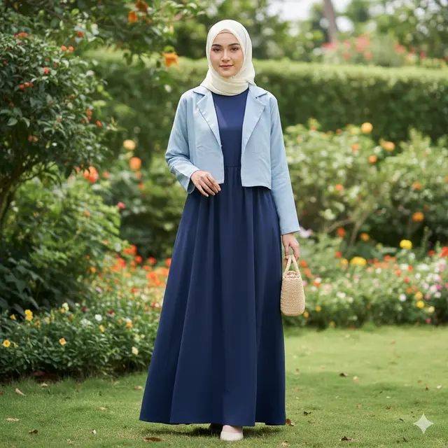 Blazer Crop Linen Warna Terang untuk Acara Semi-Formal