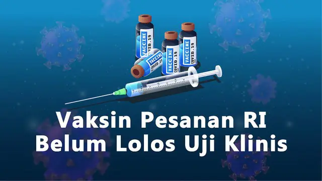 VIDEOGRAFIS: Vaksin Pesanan RI Belum Lolos Uji Klinis