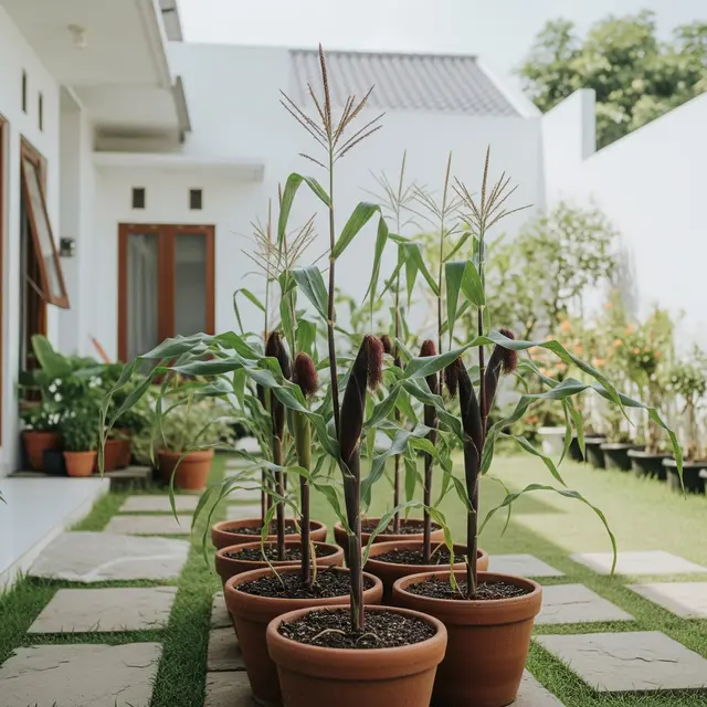 Cara Menanam Jagung Ketan Ungu di Pot, Panduan untuk Lahan Terbatas