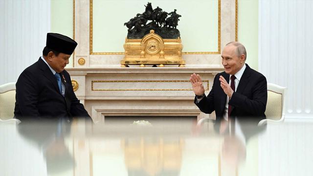 Bahas Sejumlah Isu Strategis, Prabowo Kembali Bertemu Putin di Kremlin