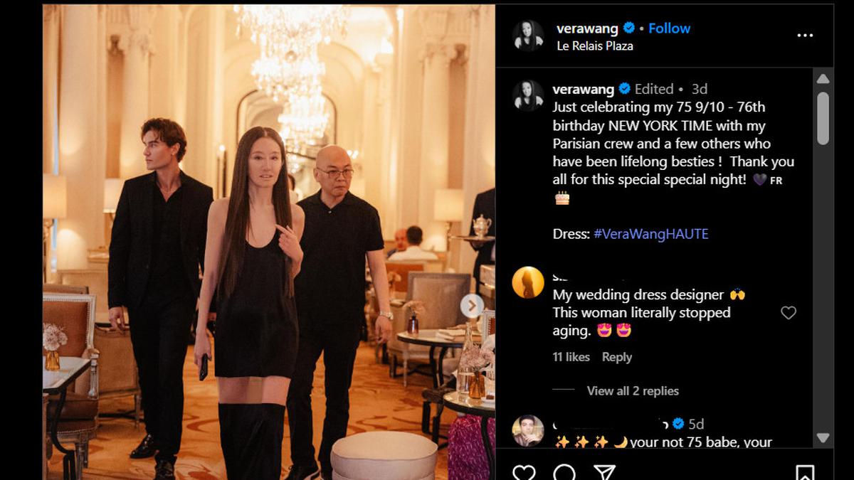 Penampilan Vera Wang Saat Rayakan Ultah ke-76, Tetap Gaya Pakai Minidress