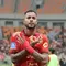 Penyerang andalan Persija Jakarta, Maxwell Souza melakukan selebrasi usai mencetak gol penentu kemenangan atas PSM Makassar pada pekan ke-22 BRI Super League 2025/2026 yang digelar di Jakarta International Stadium, Jumat (20/2) malam WIB. (Bola.com/Abdul Aziz)