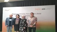 Konferesi pers kinerja Bank BTPN periode 2022 di Jakarta, Selasa (28/2/2023). (Foto: Liputan6.com/Elga N)