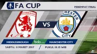 Piala FA_Middlesbrough Vs Manchester City (Bola.com/Adreanus Titus)