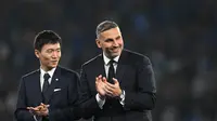 Presiden Inter Milan, Steven Zhang (kiri). (Paul ELLIS / AFP)