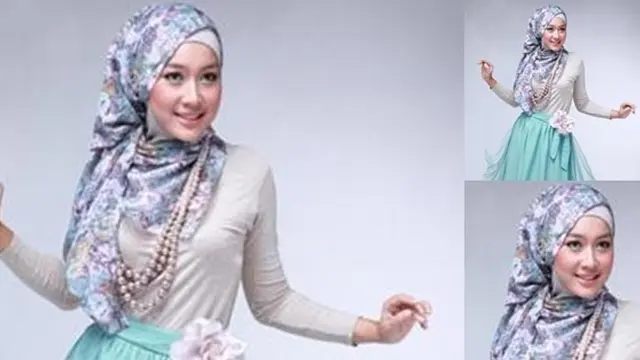 Hijab Motif Bunga