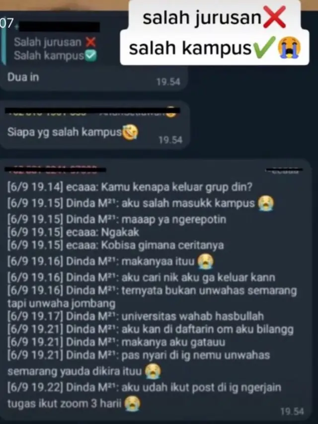 6 Momen Lucu Mahasiswa Salah Masuk Grup Kampus Ini Bikin Geleng Kepala