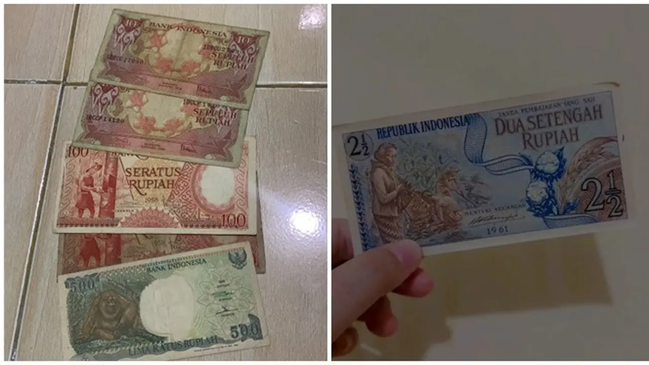 Masih Disimpan Rapi, 6 Potret Uang Rupiah Zaman Dahulu Ini Bikin Rindu