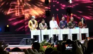 Presiden Jokowi membuka acara Jakarta Fair 2024 di JIExpo, Kemayoran, Jakarta Pusat. (Liputan6.com/Lizsa Egeham)