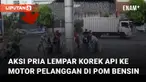 Insiden mengerikan terjadi di SPBU Tangkil, Kabupaten Cirebon