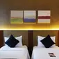 Kamar tidur eL Hotel Royale Jakarta, Kelapa Gading. (Liputan6.com/Asnida Riani)