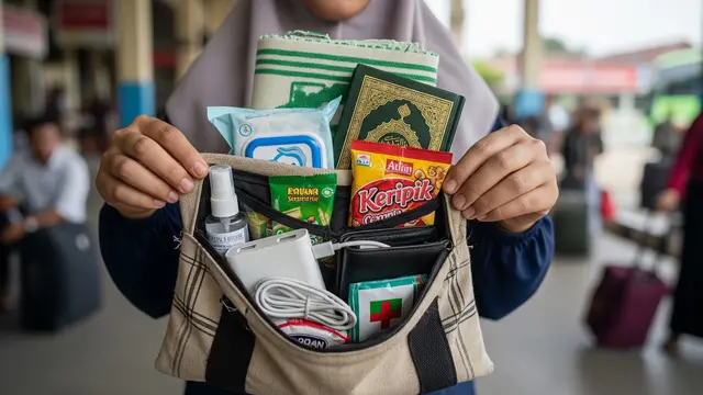7 Barang Wajib di Tas Kecil saat Mudik, Perjalanan Tenang dan Bebas Khawatir