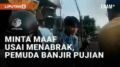 Media sosial dibuat kagum oleh upaya bertanggung jawab seorang pemuda bermotor. Dalam rekaman, pemuda bermotor itu menabrak sisi belakang mobil. Alih-alih kabur, pelajar itu justru berupaya mengejar mobil korban hingga menepi.