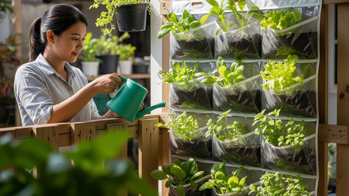 10 Ide Kebun Vertikal Low Budget untuk Ibu Rumah Tangga, Hemat dan Estetik