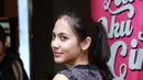 Pevita pun nampak anggun ketika datang ke acara Launcing iklan Pariwisata ( Deky Prayoga/Bintang.com)