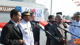 Citizen6, Riau: PT. Palindo Marine meluncurkan kapal kedua KRI Kujang-642 untuk memperkuat Armada Tempur TNI AL, Kamis (16/02). (Pengirim: Dispenal)