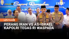 Kapolri Jenderal Listyo Sigit Prabowo merespons soal perang yang terjadi antara Amerika Serikat dan Israel dengan Iran. Kapolri mengatakan perang ini menyebabkan ketegangan global yang akan berdampak pada situasi dalam negeri.
