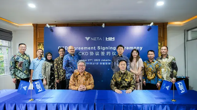 Neta Resmi Produksi Mobil Listrik di Pabrik Handal Indonesia Motor Mulai 2024 (Ist)